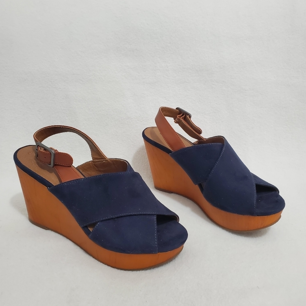 Lucky Brand Merrona Strappy Wedge Heel Sandals